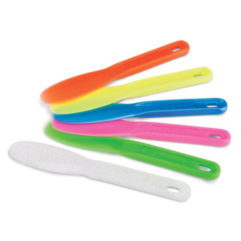 Colored Mixing Spatulas 6/Pack