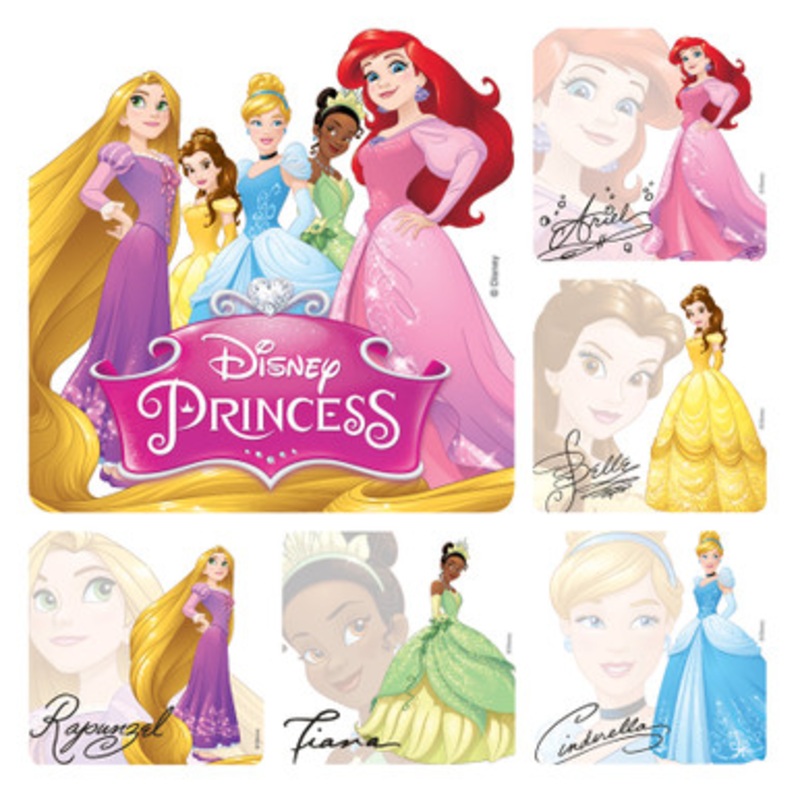 Disney Princess Autographs Stickers 100/Pack
