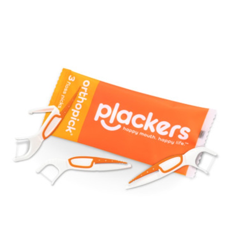 Plackers Orthopick Flosser 3-Packs 90/Box