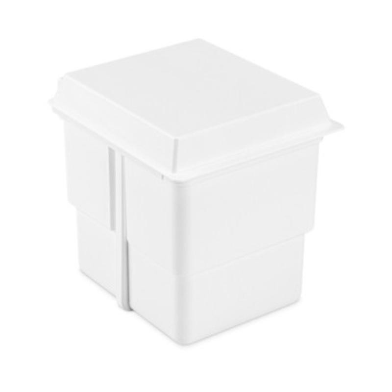 ZIRC Organizer Storage Tub with White Cover