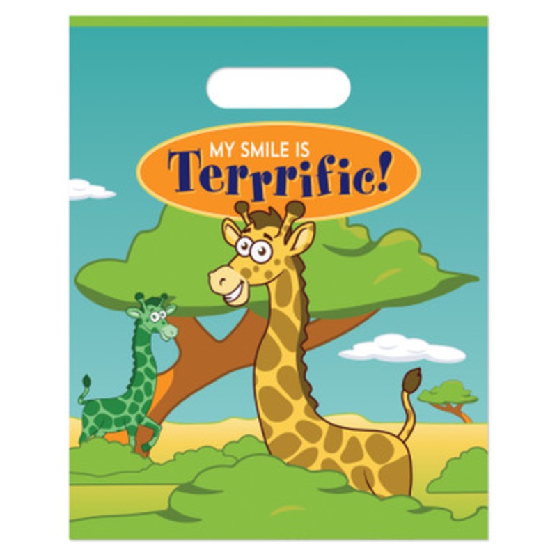 8 x 10 Giraffe Bags 100/Pack