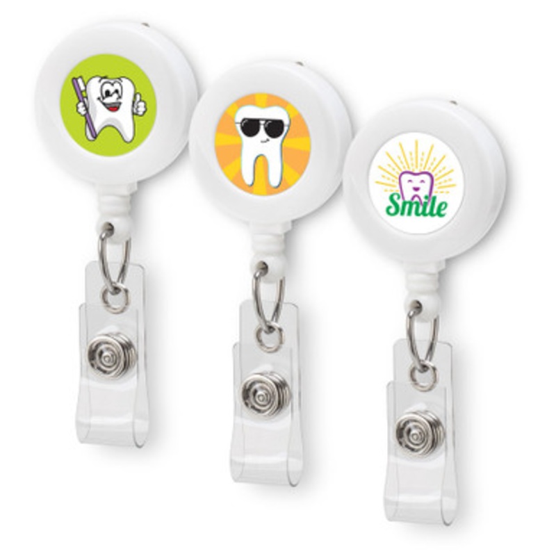 Dental Badge Reel Assortment 1 6/Pack