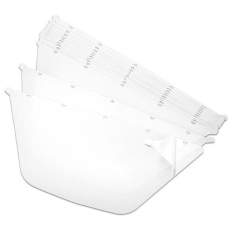 Dental Visor Replacement Shields 12/Pack