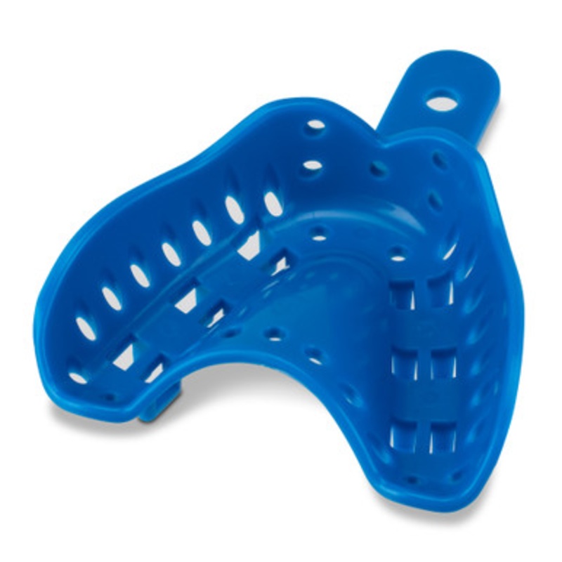 Excellent-Lock Disposable Ortho Impression Trays Small (Blue) Upper 50/Pack