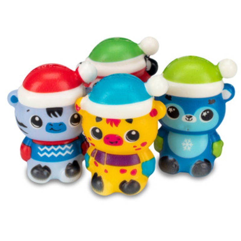 Winter Squish Toy Assortment 24/Pack