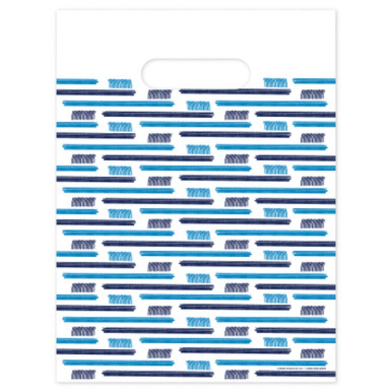 9 x 12 Brush Strokes Scatter Print Bags 100/Pack