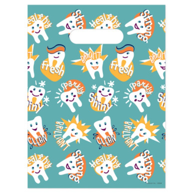 9 x 12 Fresh And Sparkly Scatter Print Bags 100/Pack