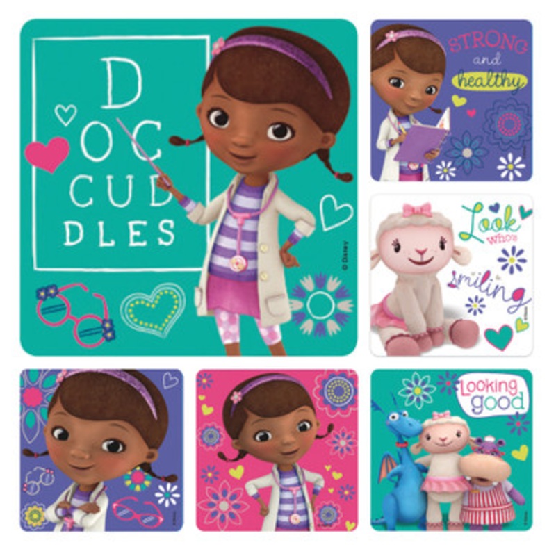 Disney Doc McStuffins Stickers 100/Pack