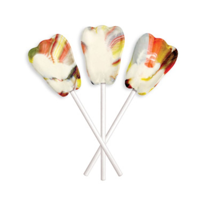 Dr. John’s Healthy Sweets Berry Swirl Tooth-Shaped Lollipops 150/Pack