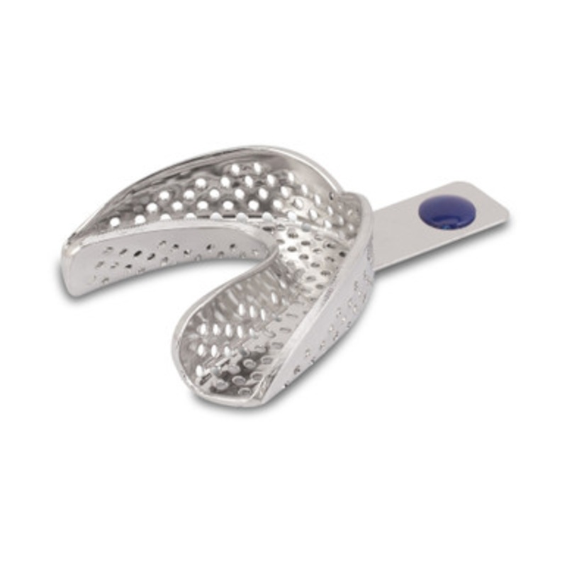 No.6 X-Large Lower (Navy) Perma-Lock Stainless Steel Impression Tray