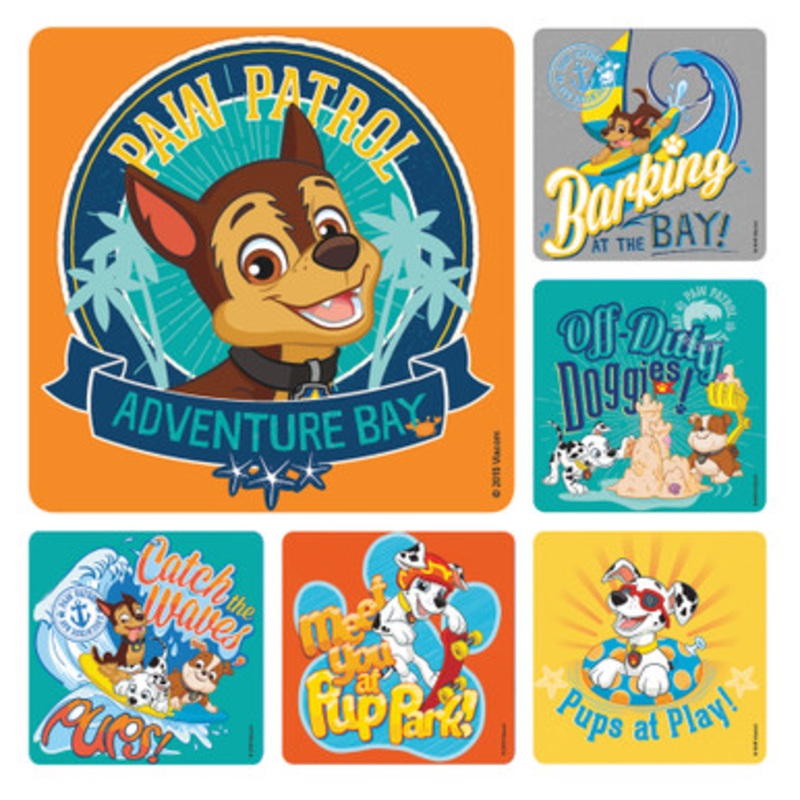 Paw Patrol Stickers 100/Pack