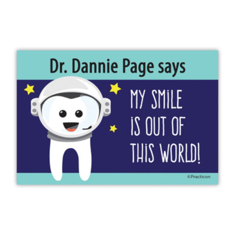 Personalized Astronaut Stick Around Stickers 500/Box