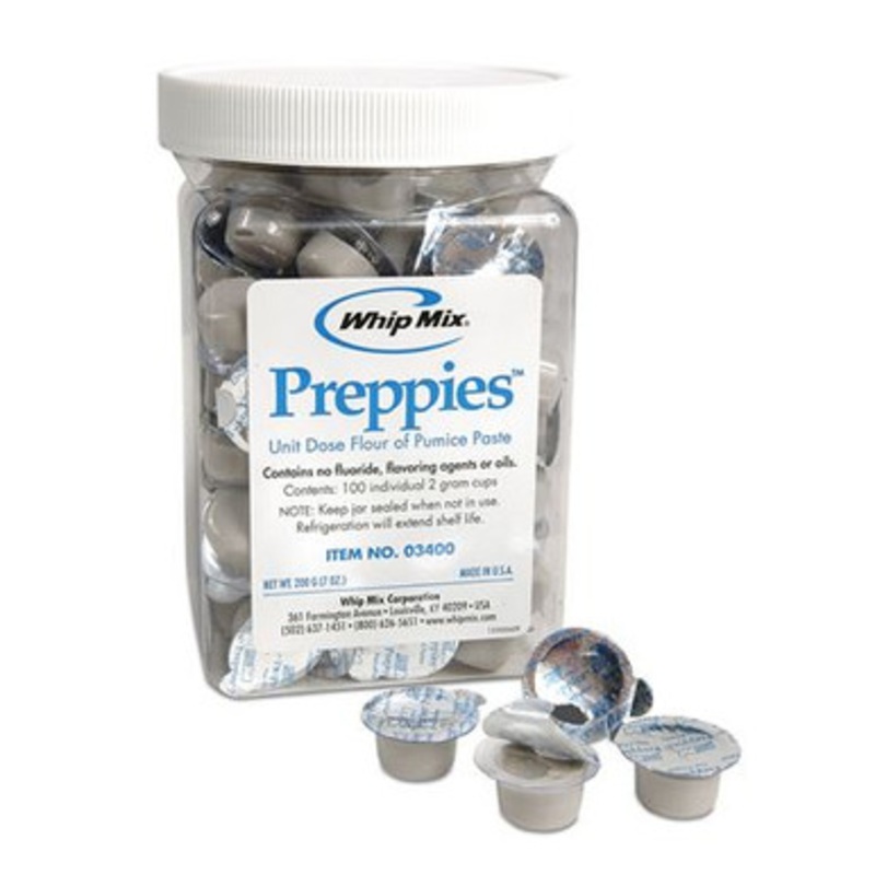 Whip Mix Pumice Preppies 100/Pack